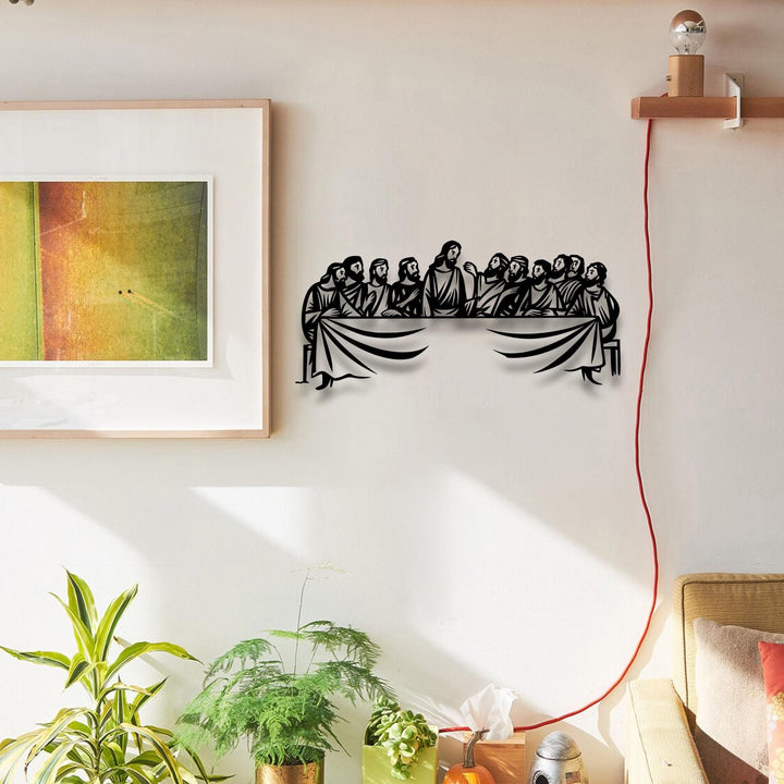 Christianartworkshop Faithful Representation The Last Supper Metal Wall Decor - image 3