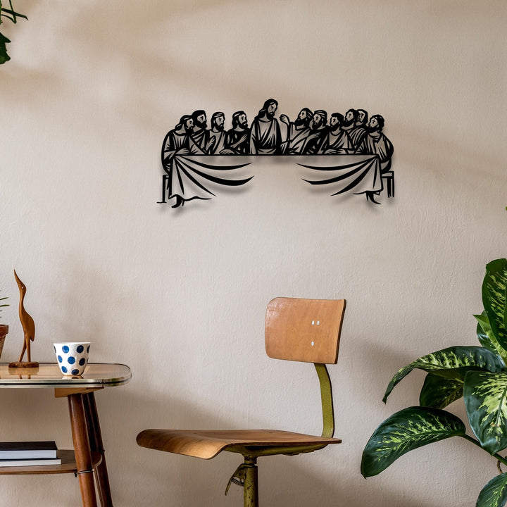 Christianartworkshop Faithful Representation The Last Supper Metal Wall Decor - image 5