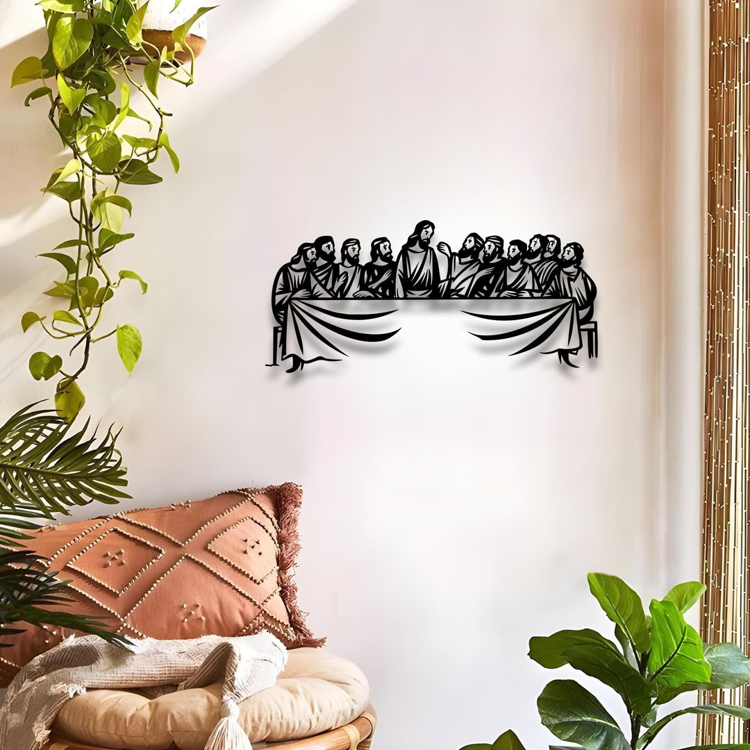 Christianartworkshop Faithful Representation The Last Supper Metal Wall Decor - image 4