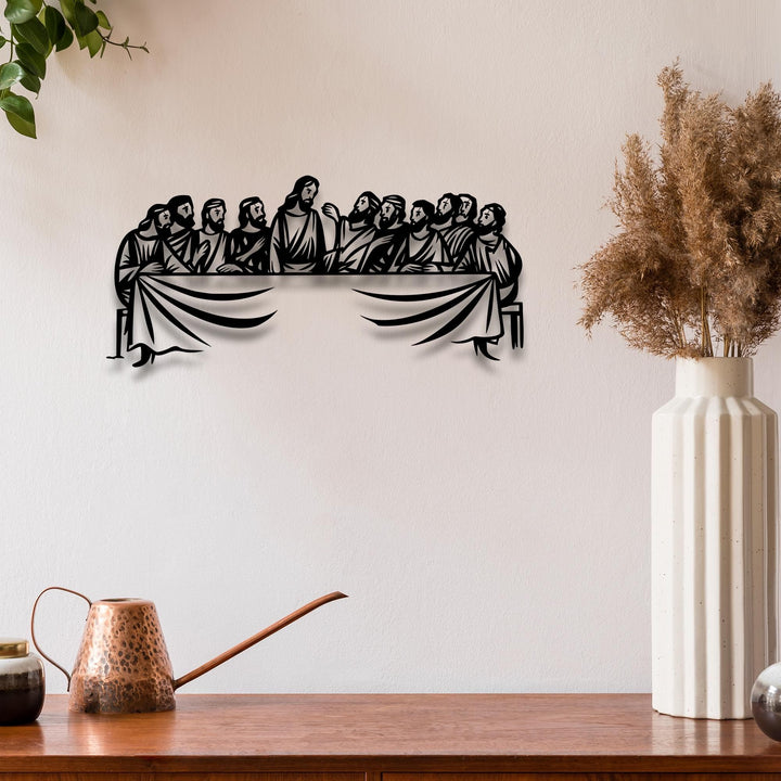 Christianartworkshop Faithful Representation The Last Supper Metal Wall Decor - image 2