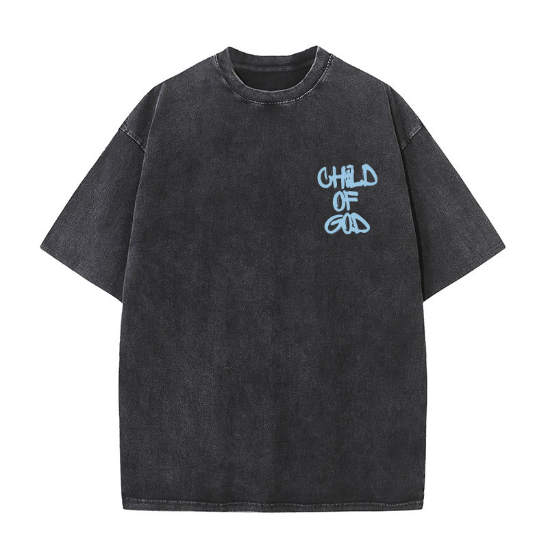 Christianartworkshop "CHILD OF GOD" Washed T-Shirt - image 2