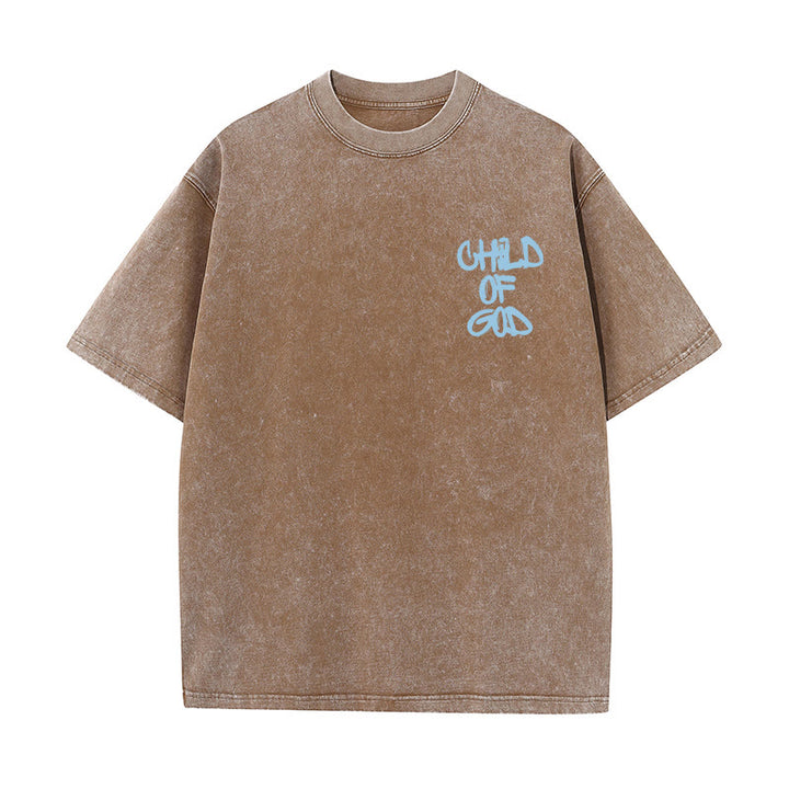 Christianartworkshop "CHILD OF GOD" Washed T-Shirt - image 17