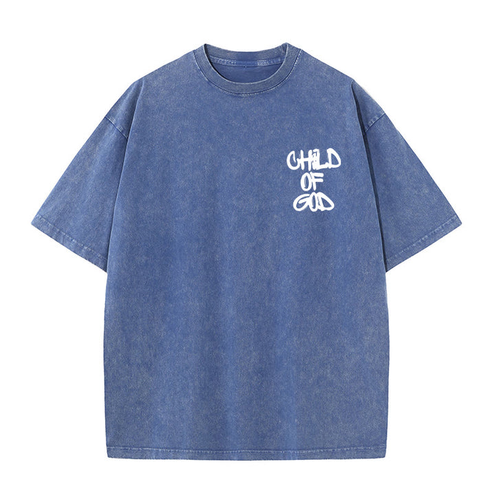 Christianartworkshop "CHILD OF GOD" Washed T-Shirt - image 9