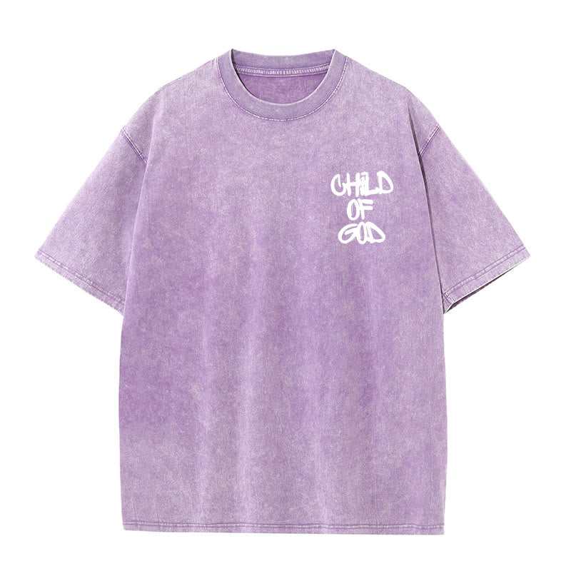 Christianartworkshop "CHILD OF GOD" Washed T-Shirt - image 21