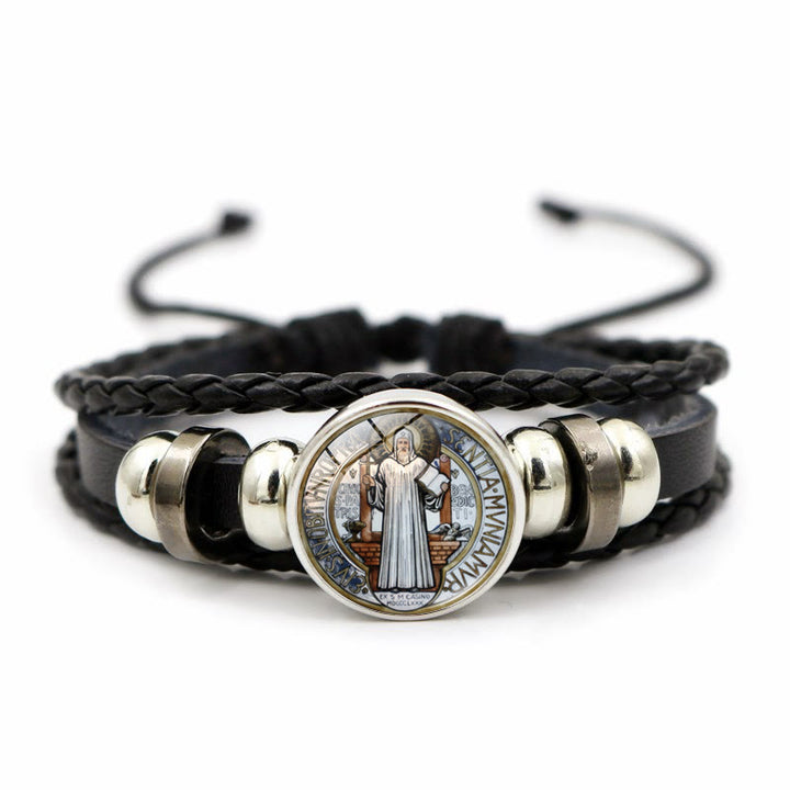 Christianartworkshop Multicolor Adjustable St. Benedict Bracelet: A Symbol Against Negativity and Fear - image 2