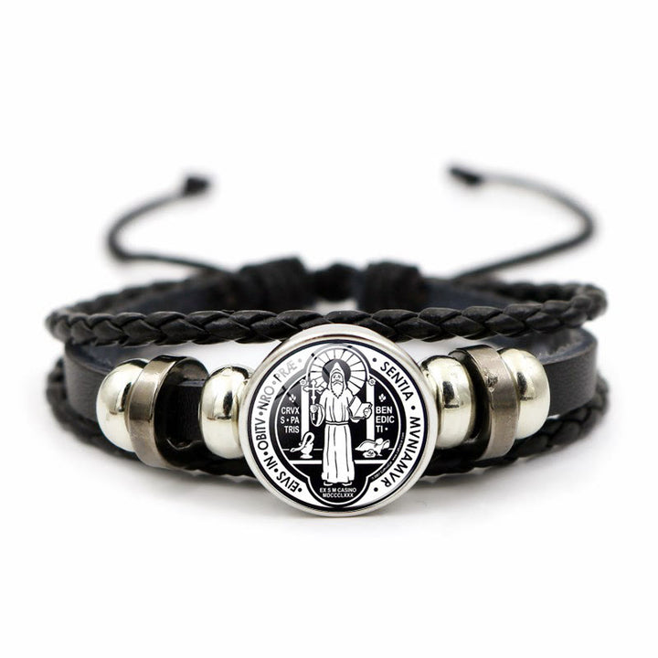 Christianartworkshop Multicolor Adjustable St. Benedict Bracelet: A Symbol Against Negativity and Fear - D - image 4