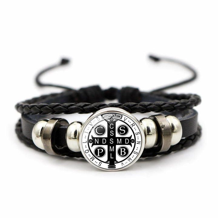 Christianartworkshop Multicolor Adjustable St. Benedict Bracelet: A Symbol Against Negativity and Fear - E - image 5
