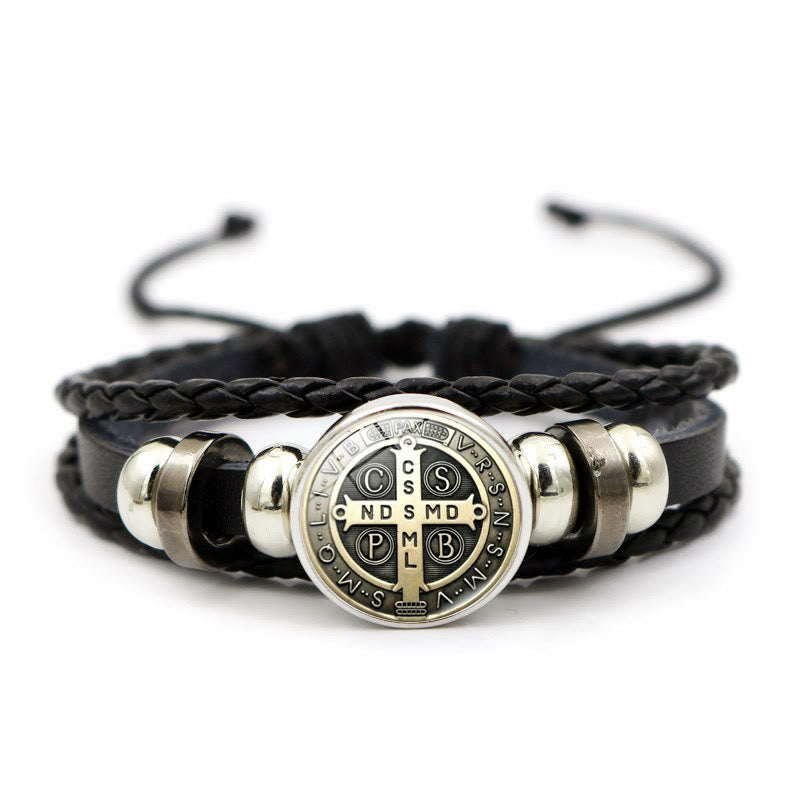 Christianartworkshop Multicolor Adjustable St. Benedict Bracelet: A Symbol Against Negativity and Fear - G - image 7