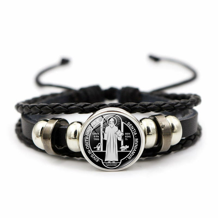 Christianartworkshop Multicolor Adjustable St. Benedict Bracelet: A Symbol Against Negativity and Fear - J - image 10