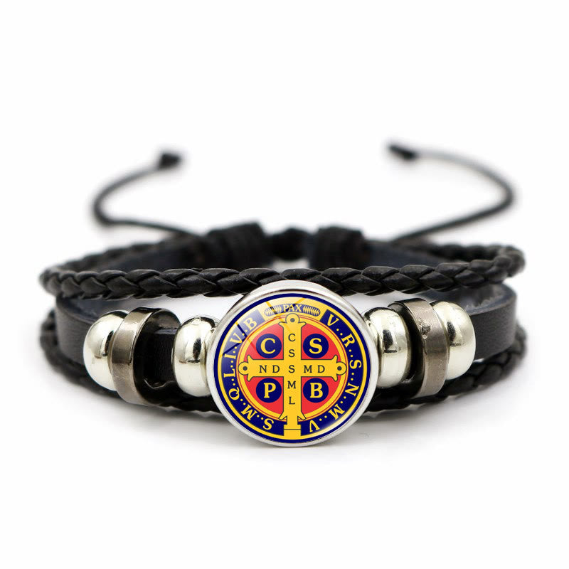 Christianartworkshop Multicolor Adjustable St. Benedict Bracelet: A Symbol Against Negativity and Fear - K - image 11