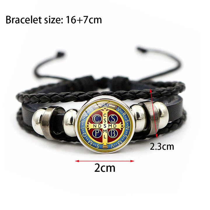 Christianartworkshop Multicolor Adjustable St. Benedict Bracelet: A Symbol Against Negativity and Fear - image 8