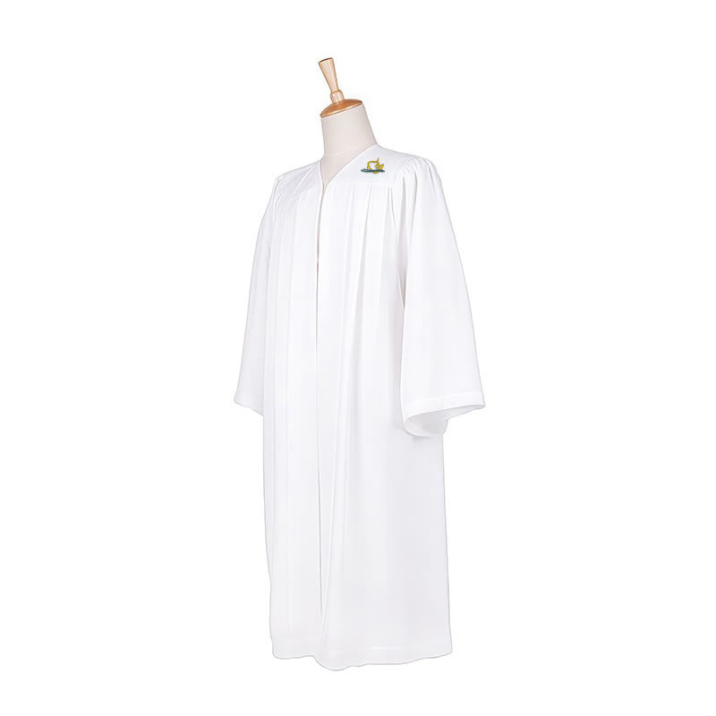 Christianartworkshop Dove of the Holy Spirit Clergy Robe in White: Embrace Purity and Divine Peace - image 5