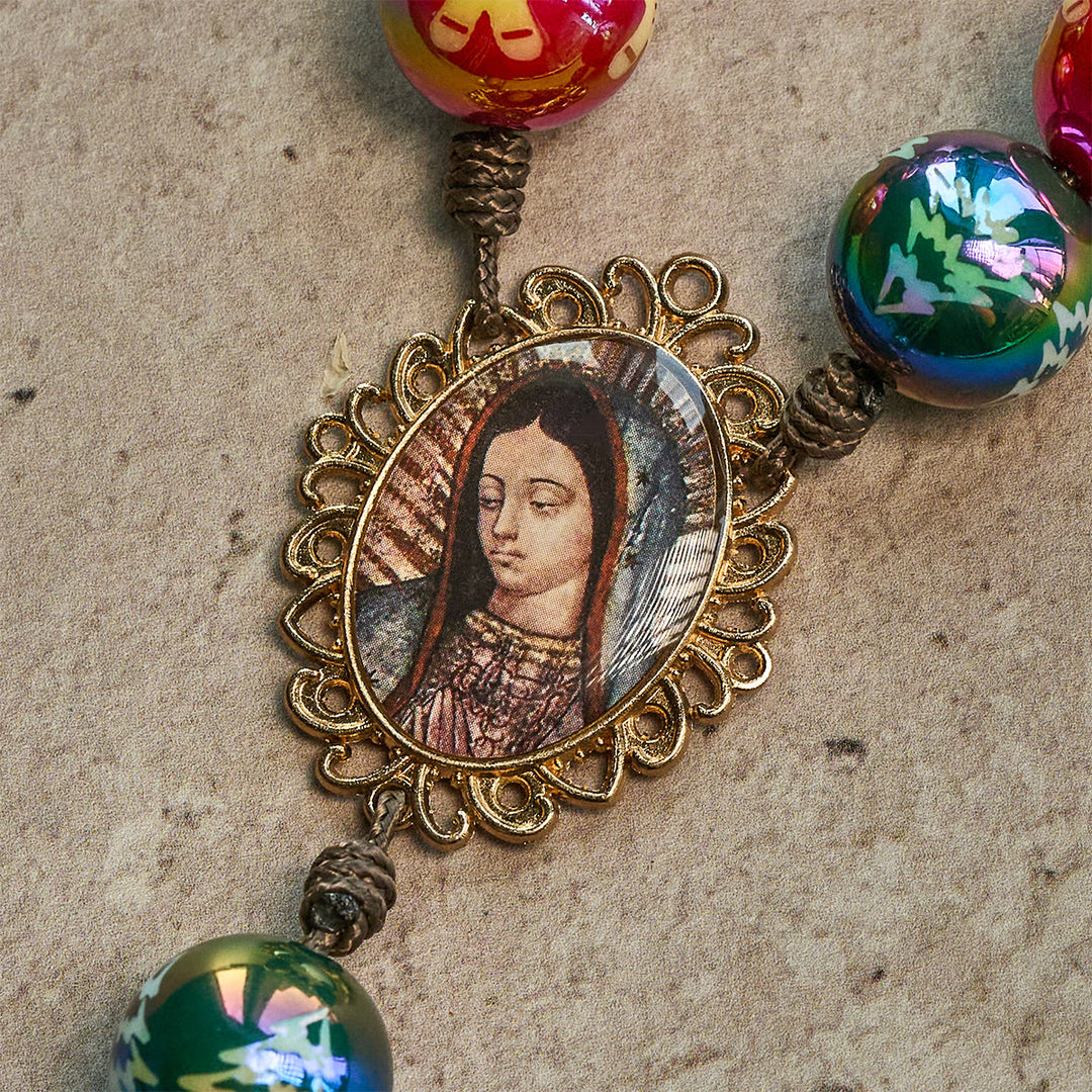 Christianartworkshop Christmas Devotion Red Green Holiday Beads Pocket Rosary: Pray anywhere, anytime - image 9