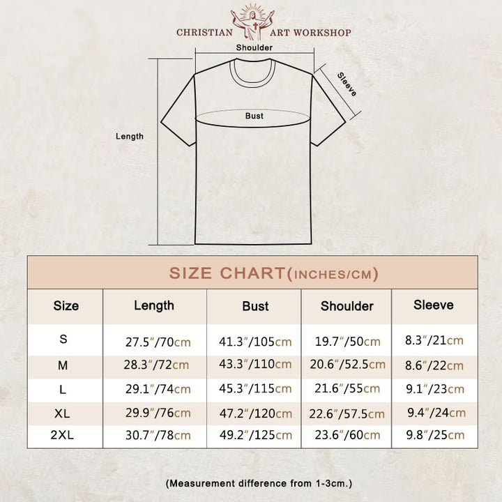 Christianartworkshop Classic Style The Ascension Short Sleeve T-shirt - image 1