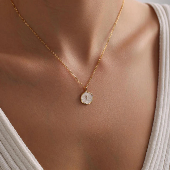 Christianartworkshop Geometric Cross Pendant Necklace in Pastel Hues - image 2