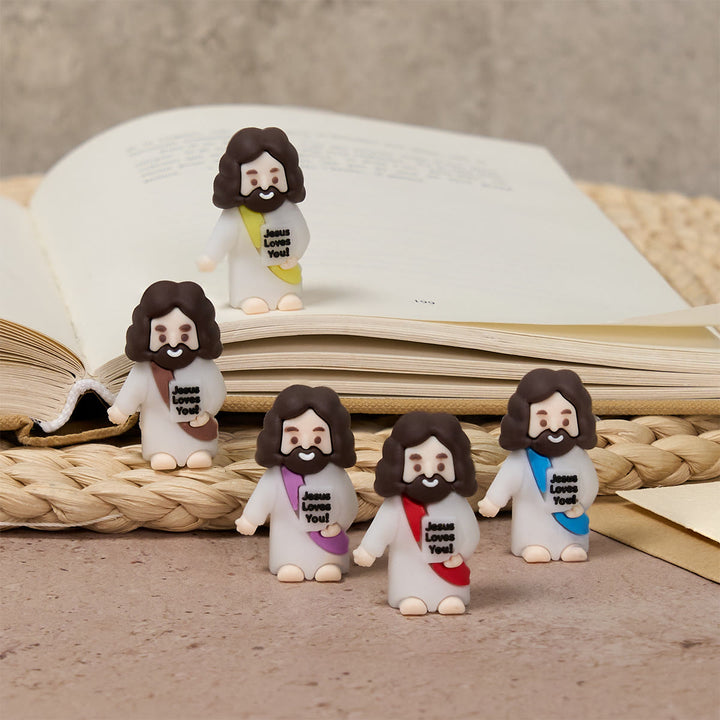Christianartworkshop 5/10/20/30pcs We All Need A Little Jesus Figurine – A Touch of Divine Presence Father's Day Gift - 30pcs/set - image 0