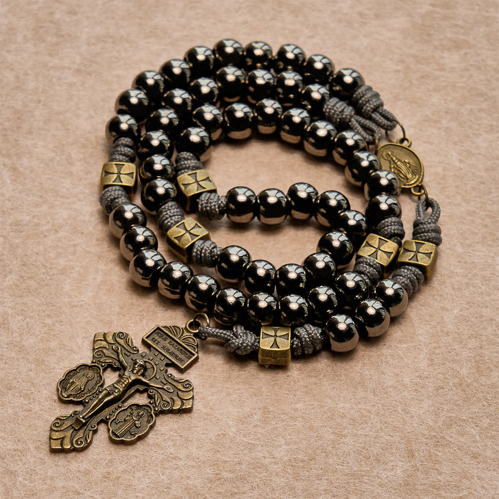 Christianartworkshop Royal Cross Blessing Set in Liturgical Green: Rule Your Days with Faith - image 1