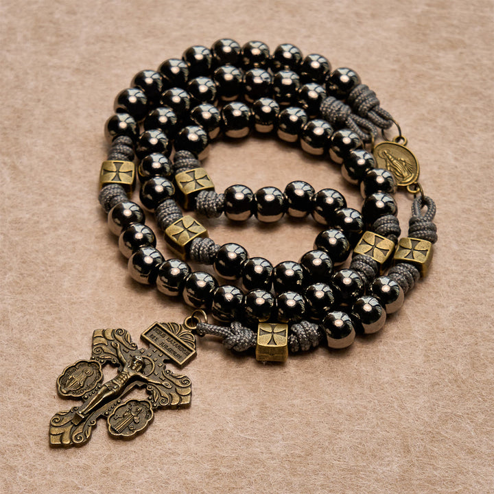 Christianartworkshop Royal Cross Blessing Set in Liturgical Green: Rule Your Days with Faith - image 1