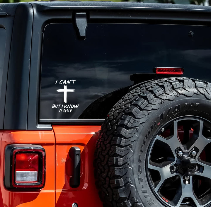 Christianartworkshop Know a Guy Cross Faith Sticker Decal for Laptops, Notebooks, Car Windows - image 10