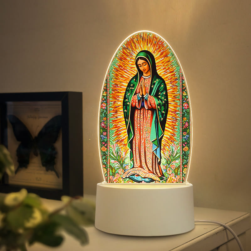Christianartworkshop Artistic Virgin Devotion Nightlight: Diverse Styles & Sacred Meaning - A - image 0