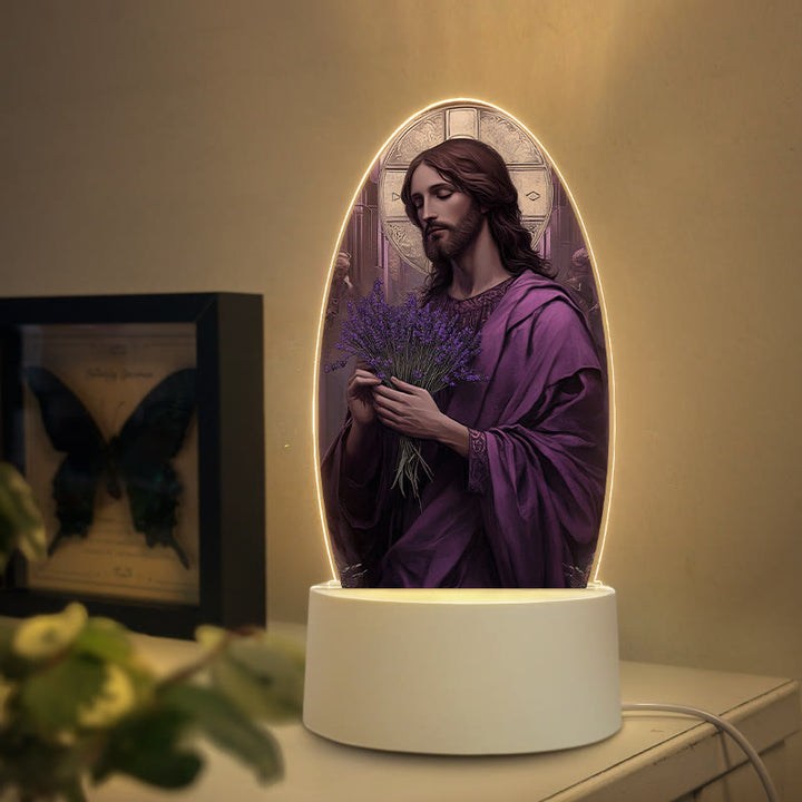 Christianartworkshop Diverse Jesus Imagery Nightlight: Faith Expression & Unique Gift - D - image 3