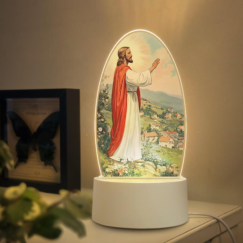 Christianartworkshop Diverse Jesus Imagery Nightlight: Faith Expression & Unique Gift - H - image 7