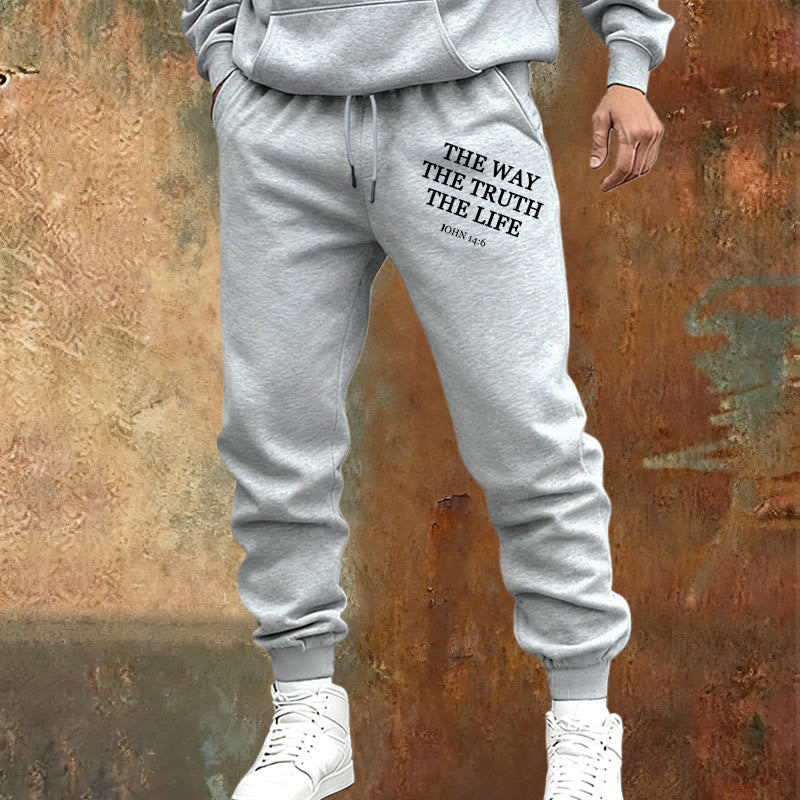 Christianartworkshop Faith in Motion John 14:6 Quote Sweatpants: Walk the Promise - image 13