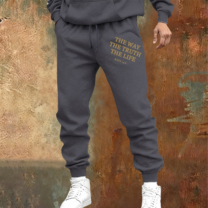 Christianartworkshop Faith in Motion John 14:6 Quote Sweatpants: Walk the Promise - image 17