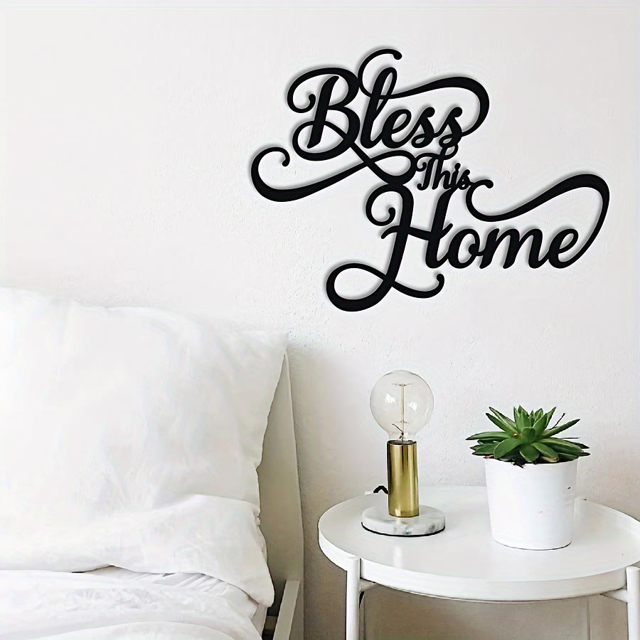 Christianartworkshop Bless This Home Metal Wall Decor: Simple Faith, Endless Grace - image 4