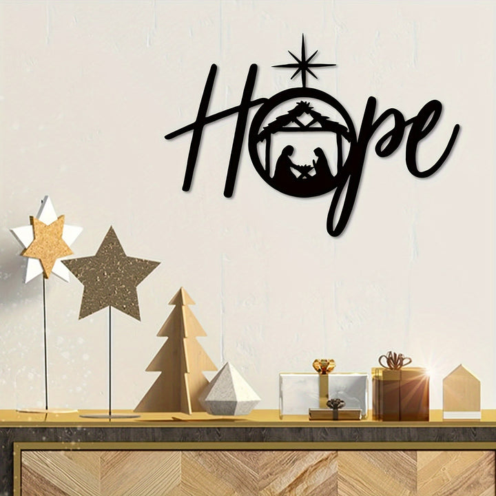 Christianartworkshop Holy Night Nativity Metal Wall Decor: Joy and Hope in His Light - image 10