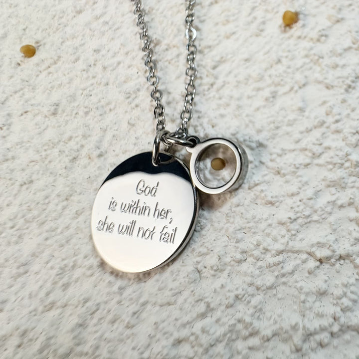Christianartworkshop Mustard Seed Faith Over Fear Necklace: Belief - Driven Style for Every Day - Silver - image 1