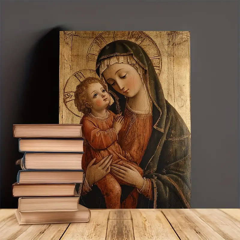 Christianartworkshop Sacred Madonna and Child Art Prints: Heavenly Tenderness for Prayerful Nooks - image 2