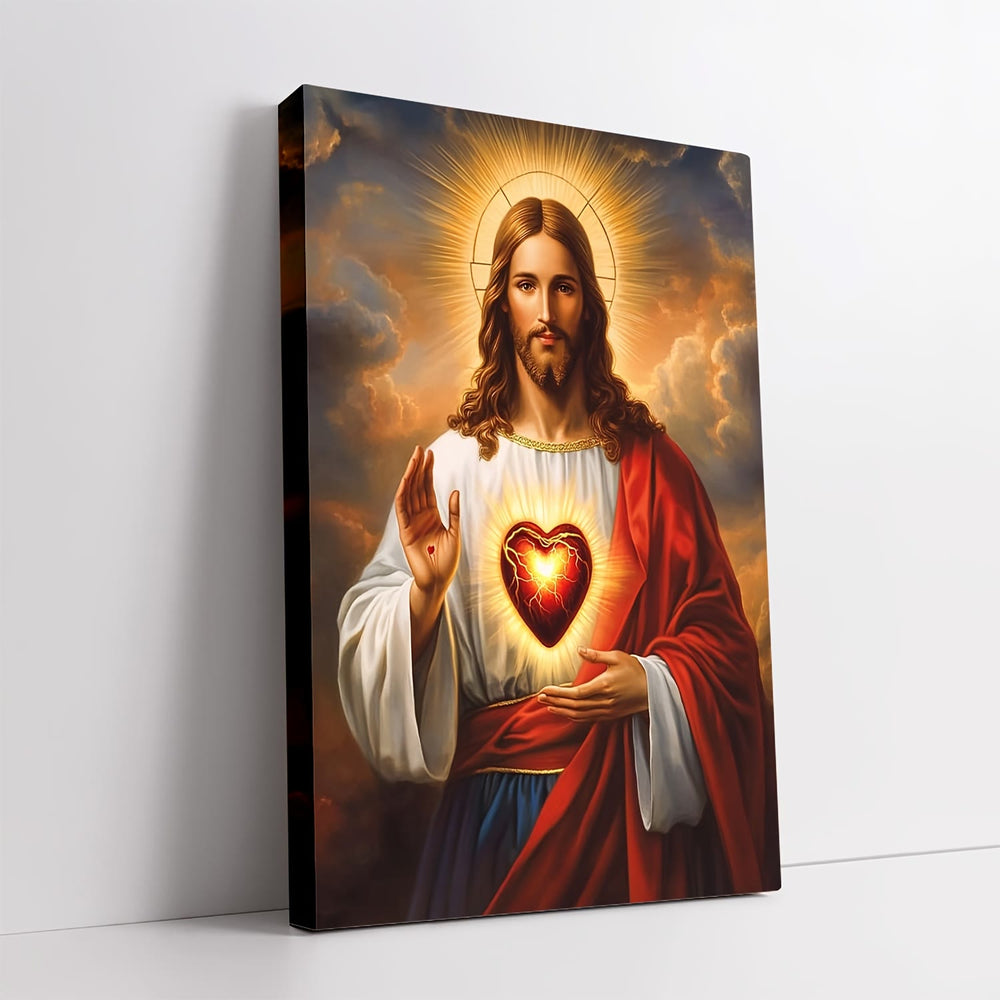 Christianartworkshop Sacred Heart Jesus Art Prints: Faith - Driven Gift for Devout Believers - image 1