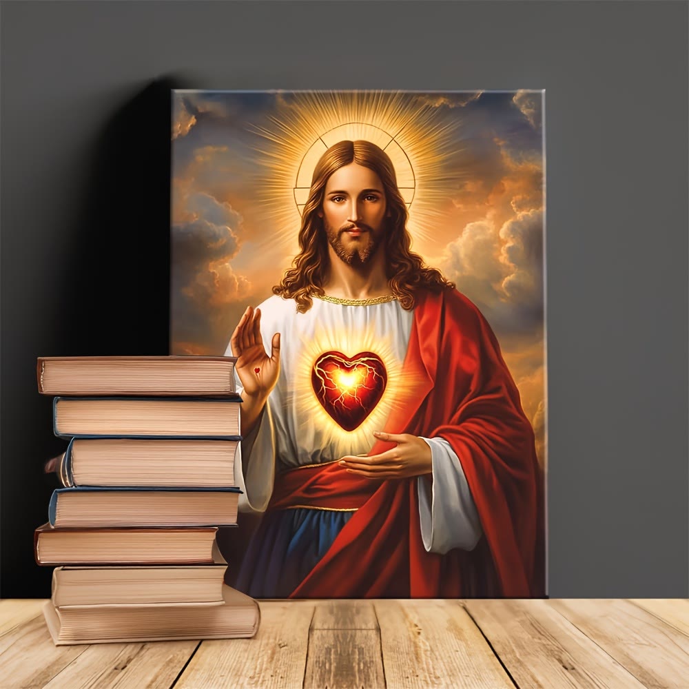 Christianartworkshop Sacred Heart Jesus Art Prints: Faith - Driven Gift for Devout Believers - image 2