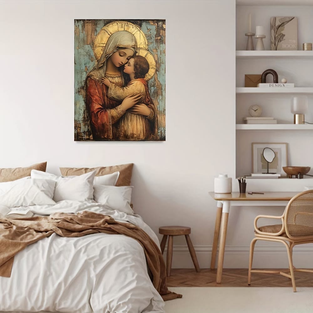 Christianartworkshop Tender Madonna and Child Art Prints: Devotional Warmth for Faith-Filled Nooks - image 3