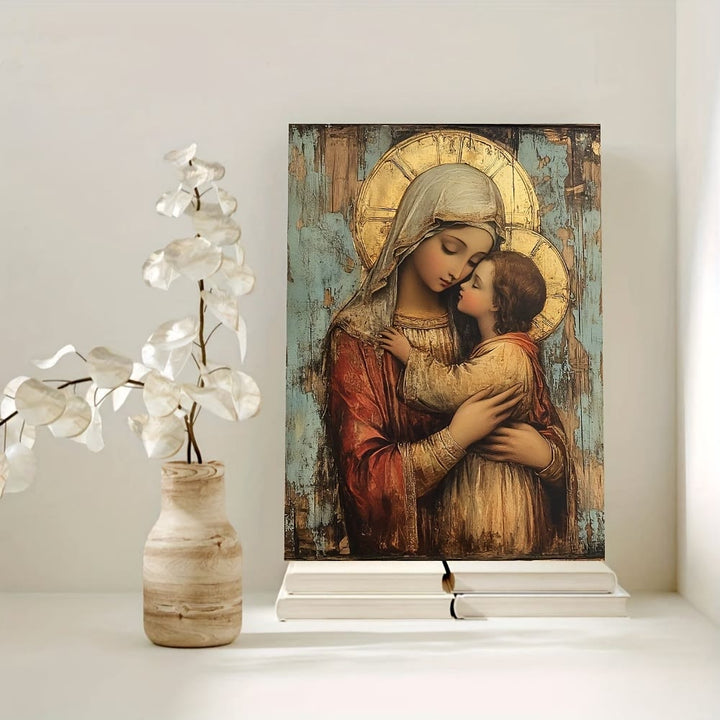 Christianartworkshop Christian Artwork Tender Madonna and Child Art Prints: Devotional Warmth for Faith-Filled Nooks - image 2