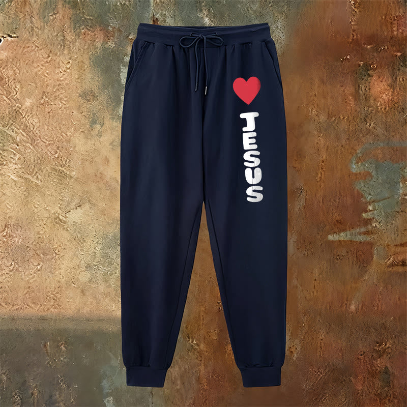 Christianartworkshop Heart for Jesus Sweatpants: Daily Wear with Faithful Affection - image 14