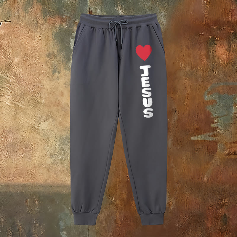 Christianartworkshop Heart for Jesus Sweatpants: Daily Wear with Faithful Affection - image 6