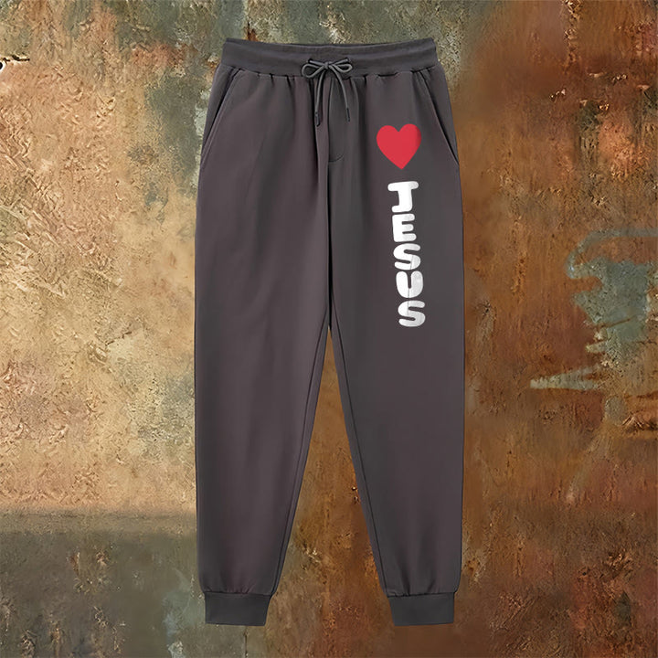 Christianartworkshop Heart for Jesus Sweatpants: Daily Wear with Faithful Affection - image 10