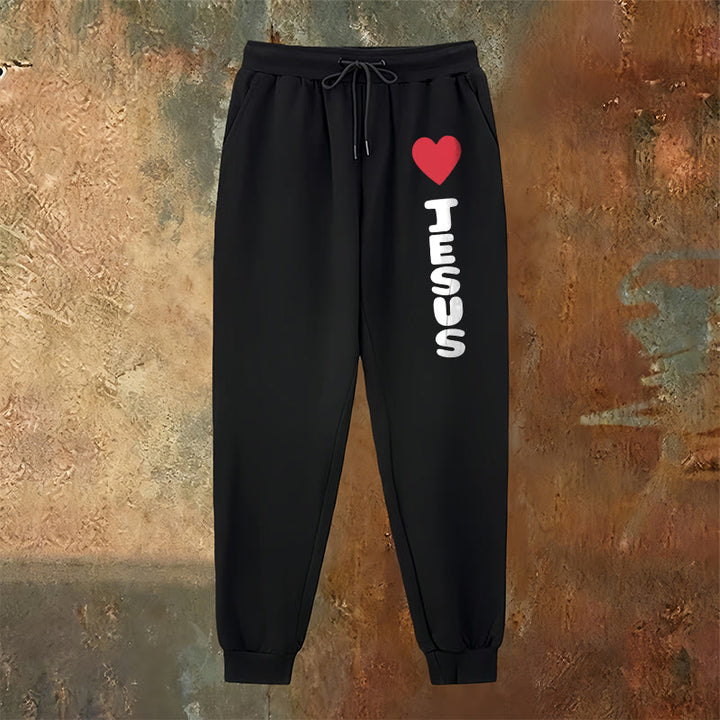 Christianartworkshop Heart for Jesus Sweatpants: Daily Wear with Faithful Affection - image 18