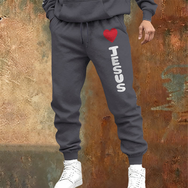 Christianartworkshop Heart for Jesus Sweatpants: Daily Wear with Faithful Affection - image 5