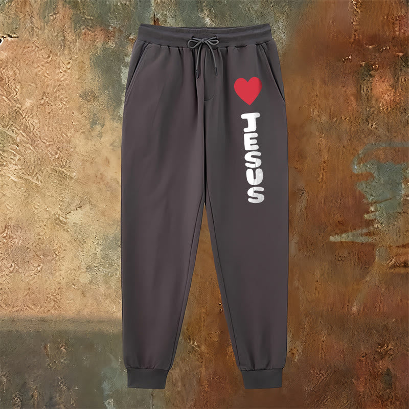 Christianartworkshop Heart for Jesus Sweatpants: Daily Wear with Faithful Affection - image 10