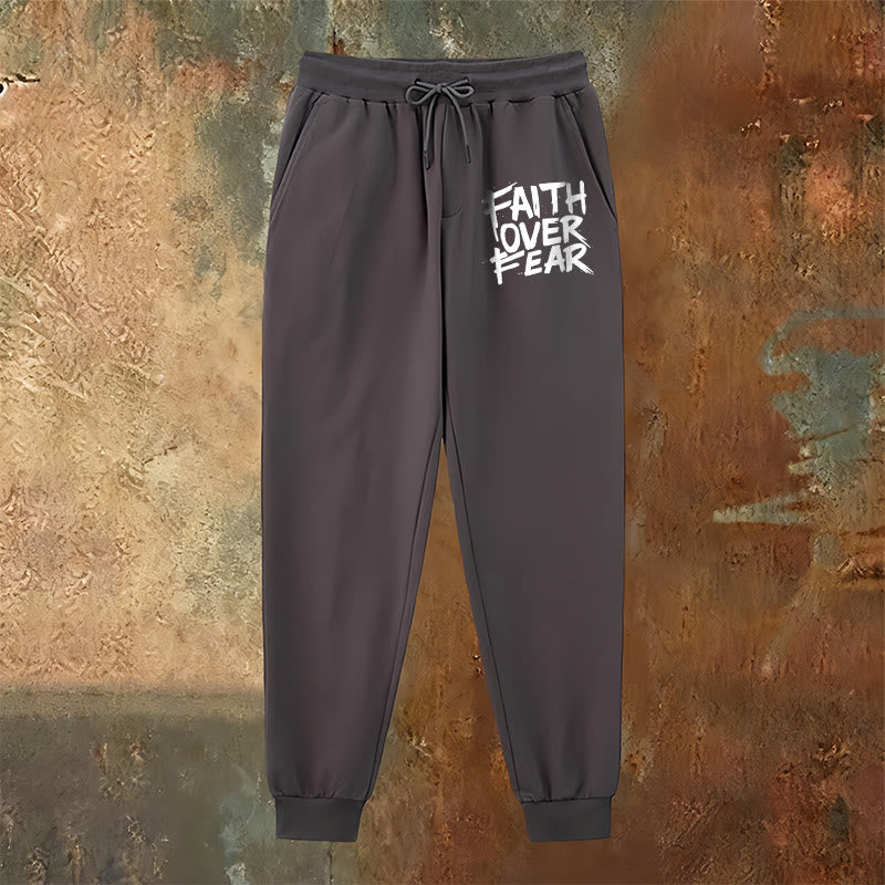 Christianartworkshop Faith Over Fear Sweatpants: Daily Wear with Spiritual Courage - image 22