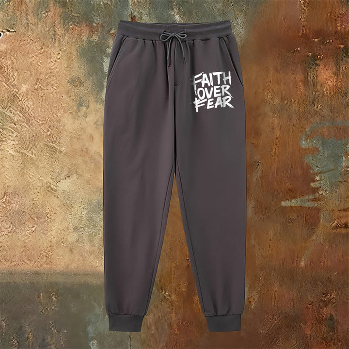 Christianartworkshop Faith Over Fear Sweatpants: Daily Wear with Spiritual Courage - image 23