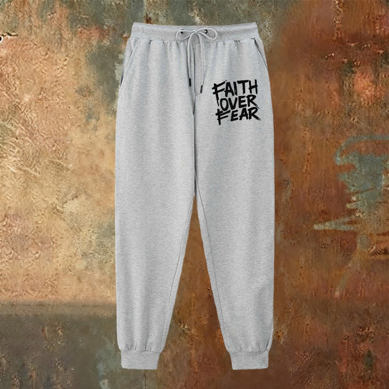 Christianartworkshop Faith Over Fear Sweatpants: Daily Wear with Spiritual Courage - image 18