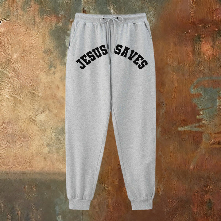 Christianartworkshop Jesus Saves Sweatpants: Daily Reminder of Divine Redemption - image 18