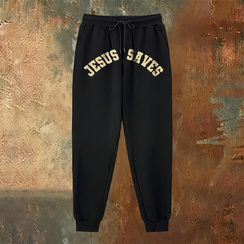 Christianartworkshop Jesus Saves Sweatpants: Daily Reminder of Divine Redemption - image 6