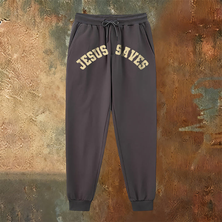 Christianartworkshop Jesus Saves Sweatpants: Daily Reminder of Divine Redemption - image 14