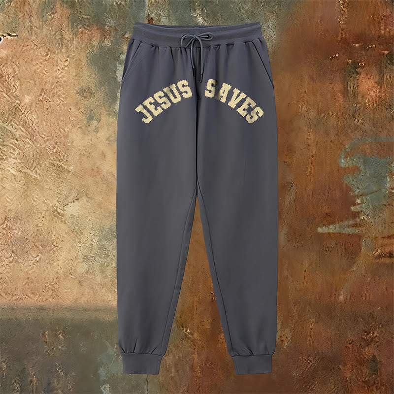 Christianartworkshop Jesus Saves Sweatpants: Daily Reminder of Divine Redemption - image 11