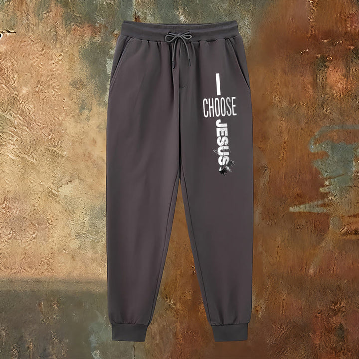 Christianartworkshop I Choose Jesus Sweatpants: Daily Wear with Faithful Commitment - image 14
